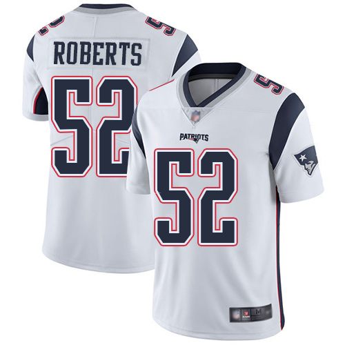 New England Patriots Football 52 Vapor Limited White Men Elandon Roberts Road NFL Jersey
